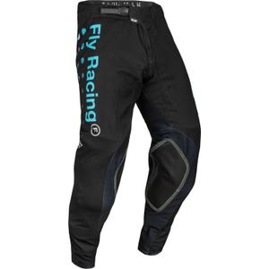 Pantalones motocross FLY Racing Evolution DST 2024 negro y azul