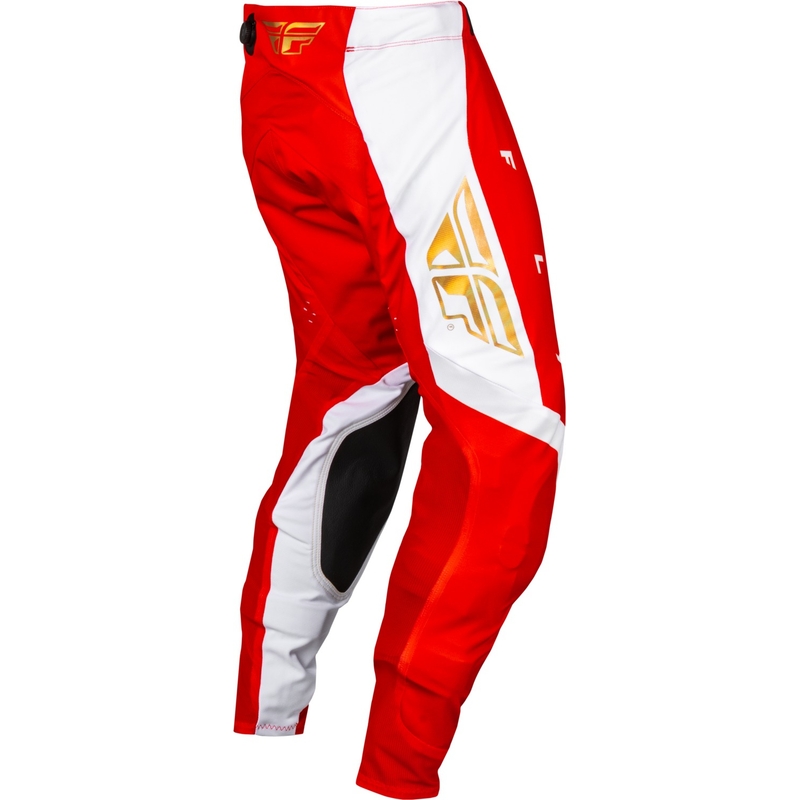 Pantalones de motocross FLY Racing Evolution DST rojo-blanco en oferta