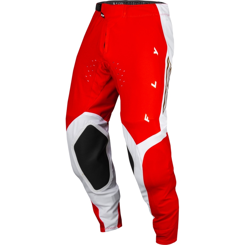 Pantalones de motocross FLY Racing Evolution DST rojo-blanco en oferta