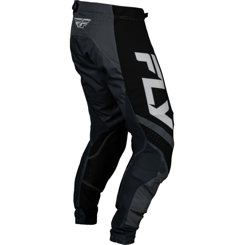 Pantalones de motocross FLY Racing Lite en gris oscuro y negro en oferta liquidación