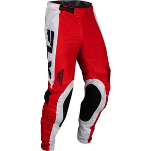 Pantalones motocross FLY Racing Lite 2024 rojo-blanco-negro