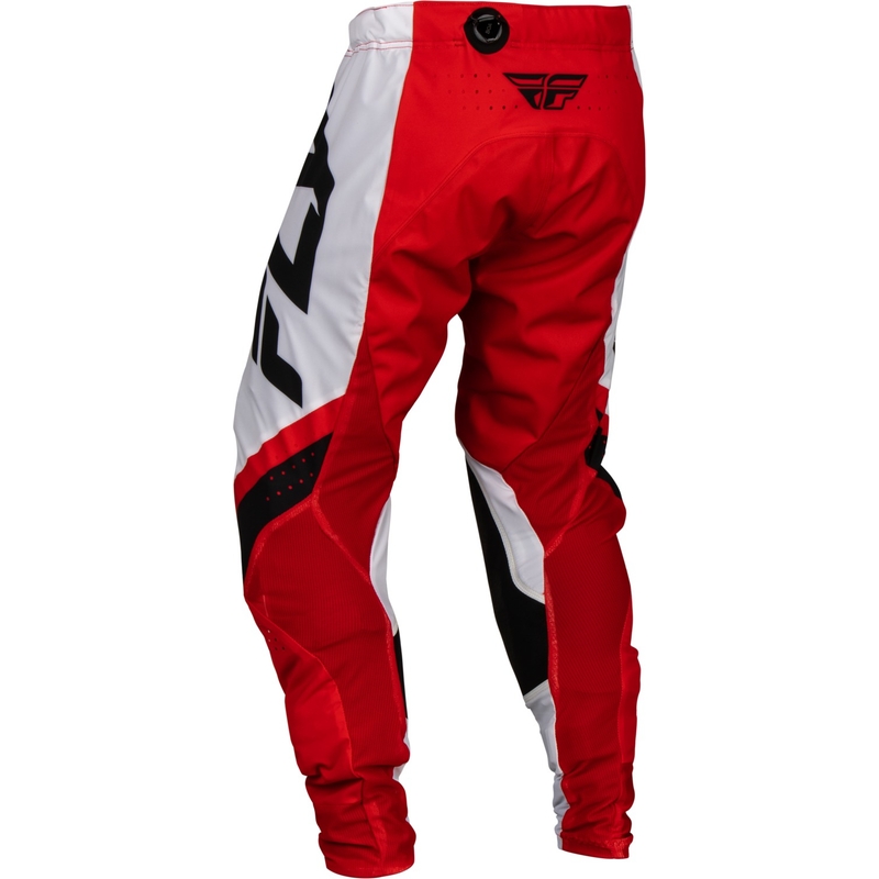 Pantalones motocross FLY Racing Lite 2024 rojo-blanco-negro