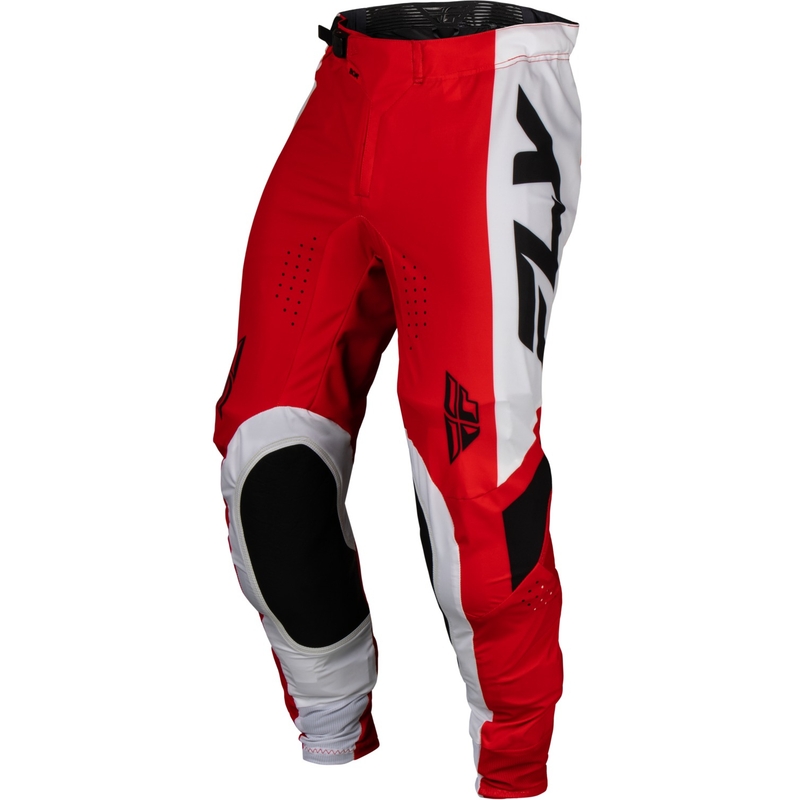 Pantalones motocross FLY Racing Lite 2024 rojo-blanco-negro