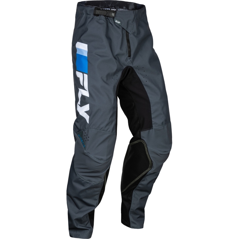 Pantalones Motocross FLY Racing Kinetic Prix 2024 azul-gris-blanco