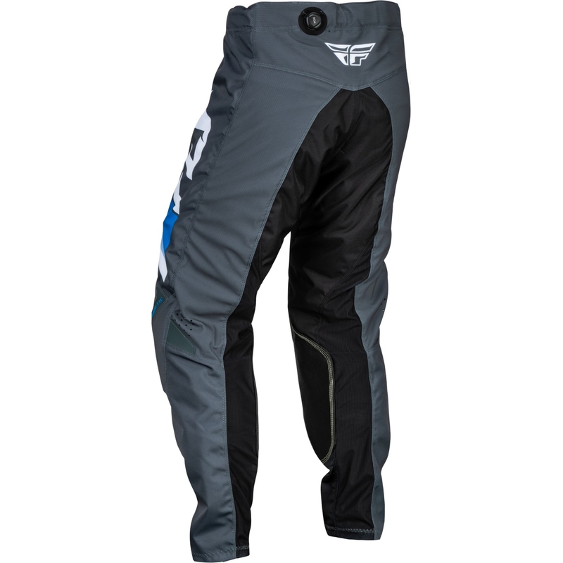 Pantalones Motocross FLY Racing Kinetic Prix 2024 azul-gris-blanco