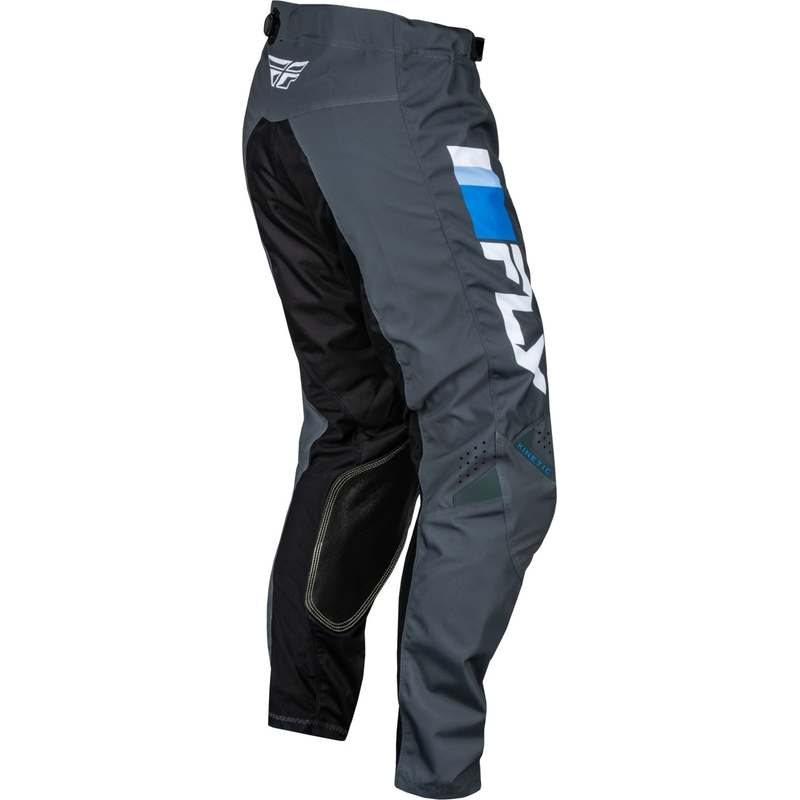 Pantalones Motocross FLY Racing Kinetic Prix 2024 azul-gris-blanco