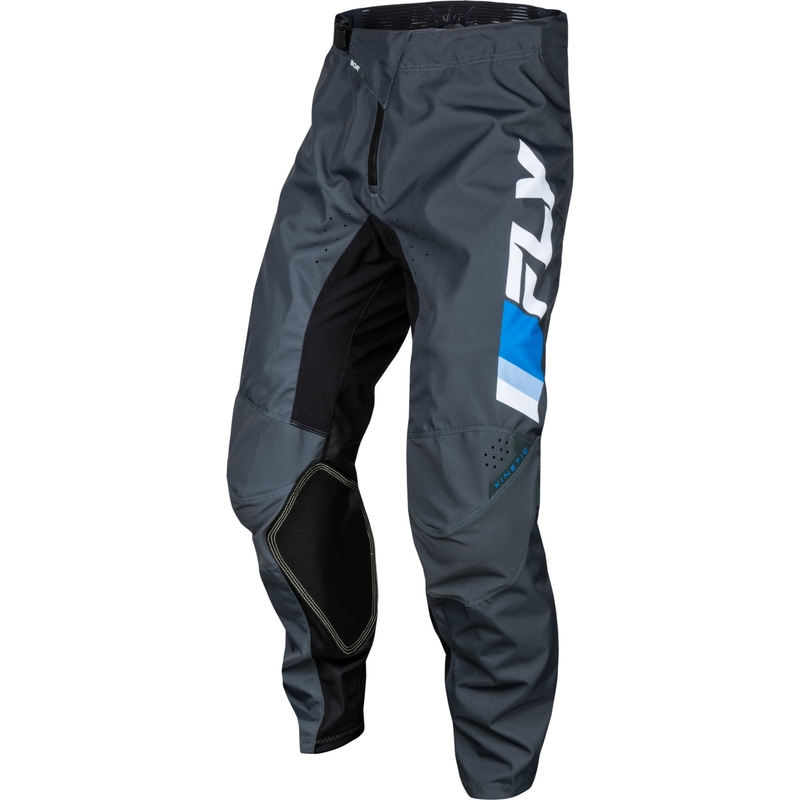 Pantalones Motocross FLY Racing Kinetic Prix 2024 azul-gris-blanco