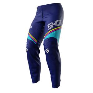 Pantalón Motocross Niño Shot Indy Azul liquidación