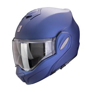 Casco abatible Scorpion EXO-TECH EVO PRO SOLID azul metalizado mate