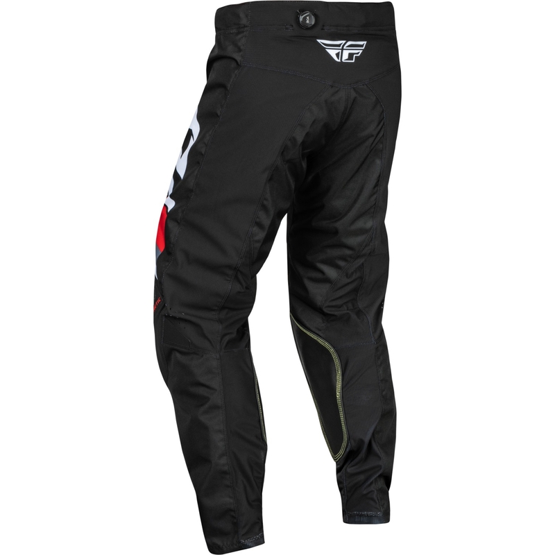 Pantalones de motocross FLY Racing Kinetic Prix rojo-gris-blanco