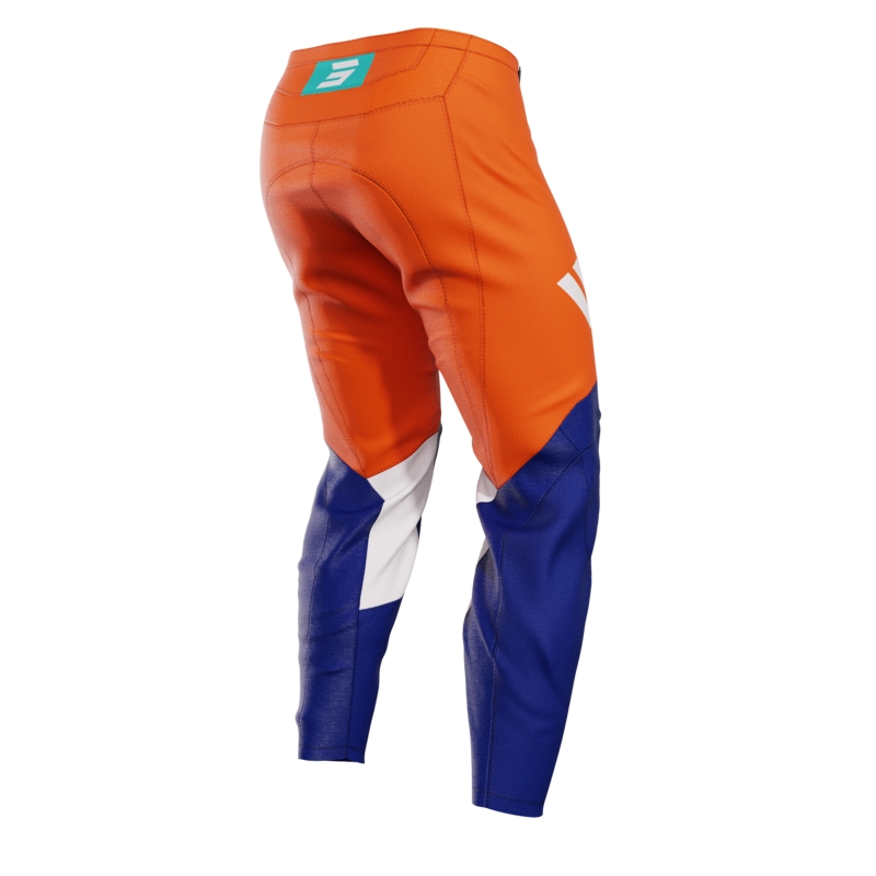 Pantalón motocross niño Shot Iron naranja liquidación