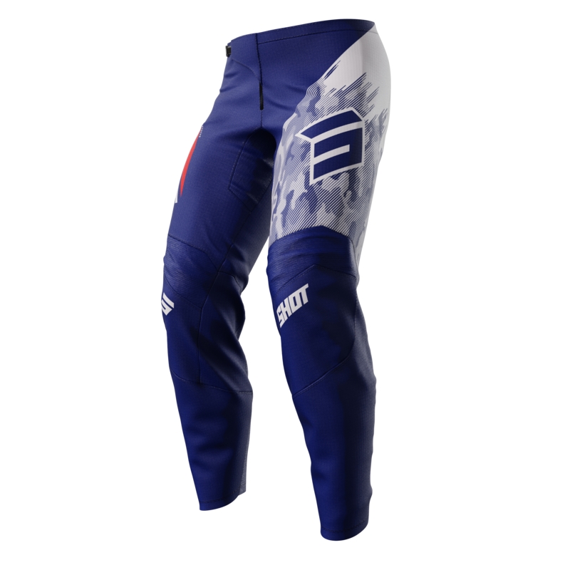 Pantalón motocross niño Shot Matrix azul liquidación