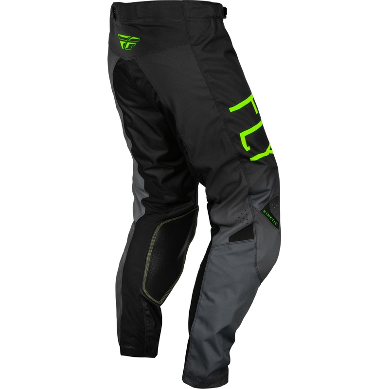 Pantalones de motocross para niños FLY Racing Kinetic Prodigy negro-verde fluorescente-azul en oferta liquidación