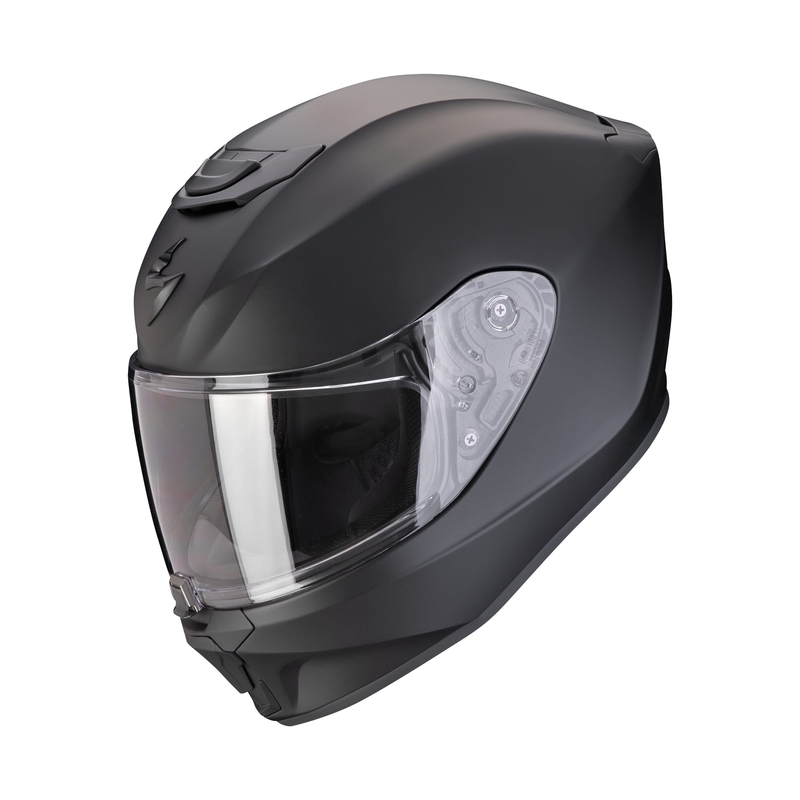 Casco integral de moto infantil Scorpion EXO-JNR AIR SOLID negro mate