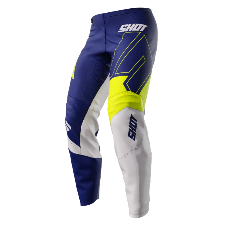 Pantalón motocross niño Shot Rush azul liquidación