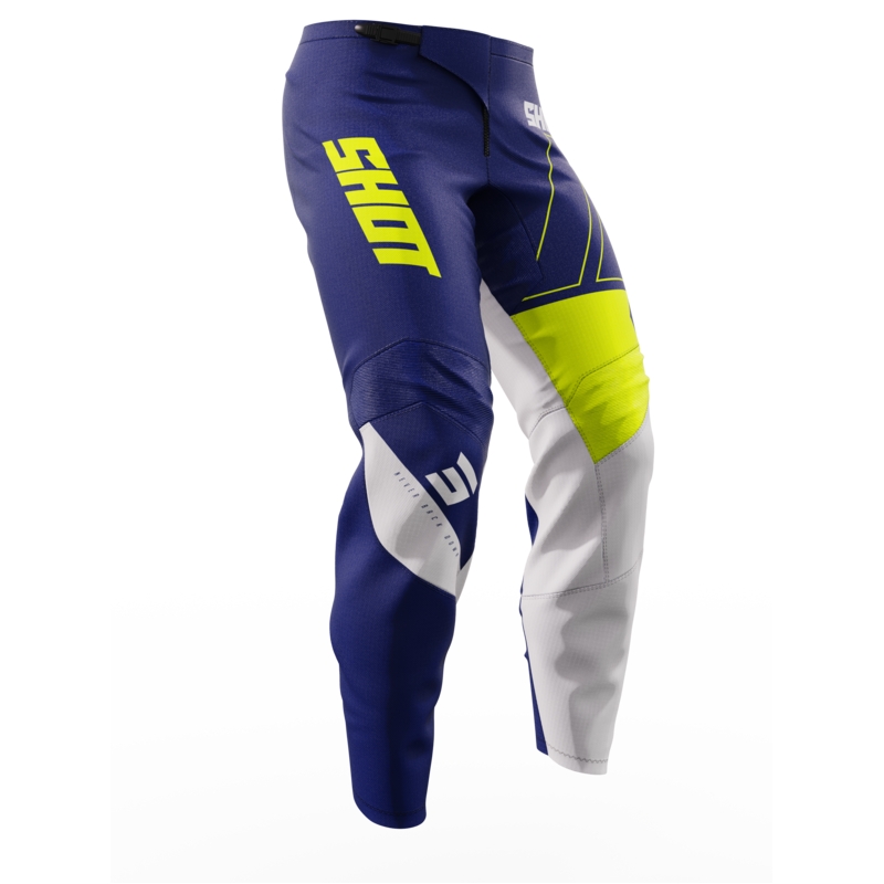 Pantalón motocross niño Shot Rush azul liquidación