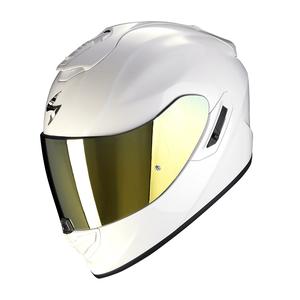 Casco integral de moto Scorpion EXO-1400 EVO II Air Solid blanco perla
