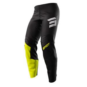 Pantalones Motocross Shot Draw Squad amarillo fluo liquidación