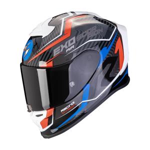 Casco integral de moto Scorpion EXO-R1 EVO AIR COUP negro-rojo-azul