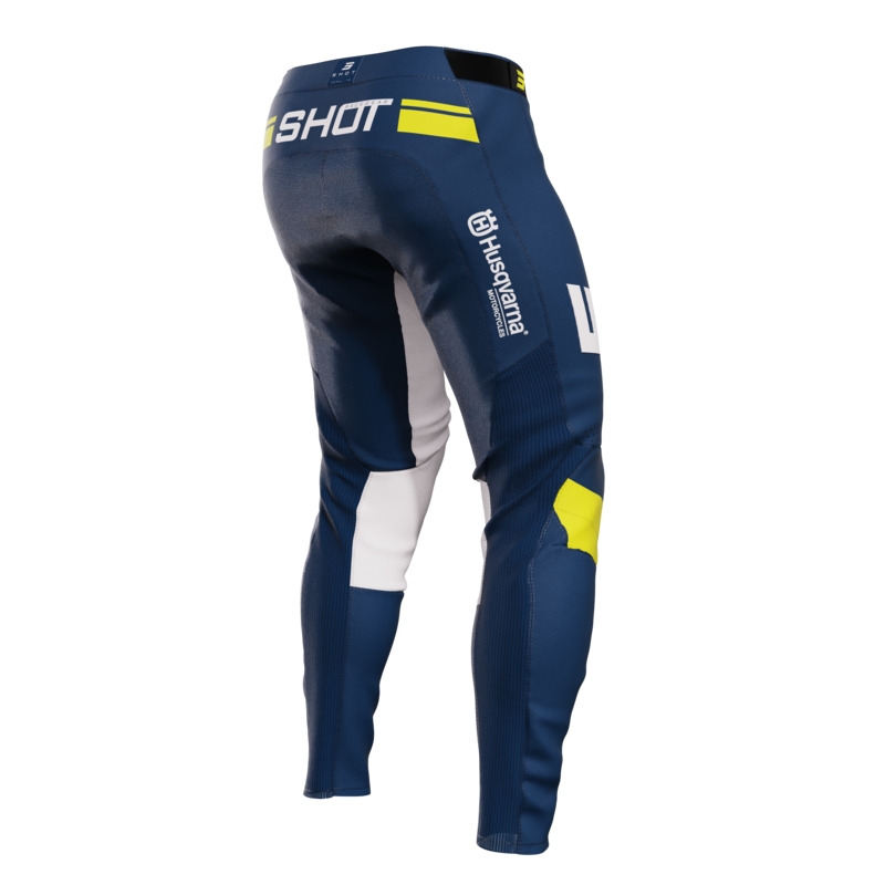 Pantalones motocross Shot Aerolite Husqvarna LE azul venta liquidación