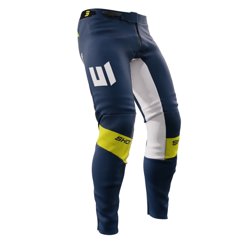 Pantalones motocross Shot Aerolite Husqvarna LE azul venta liquidación