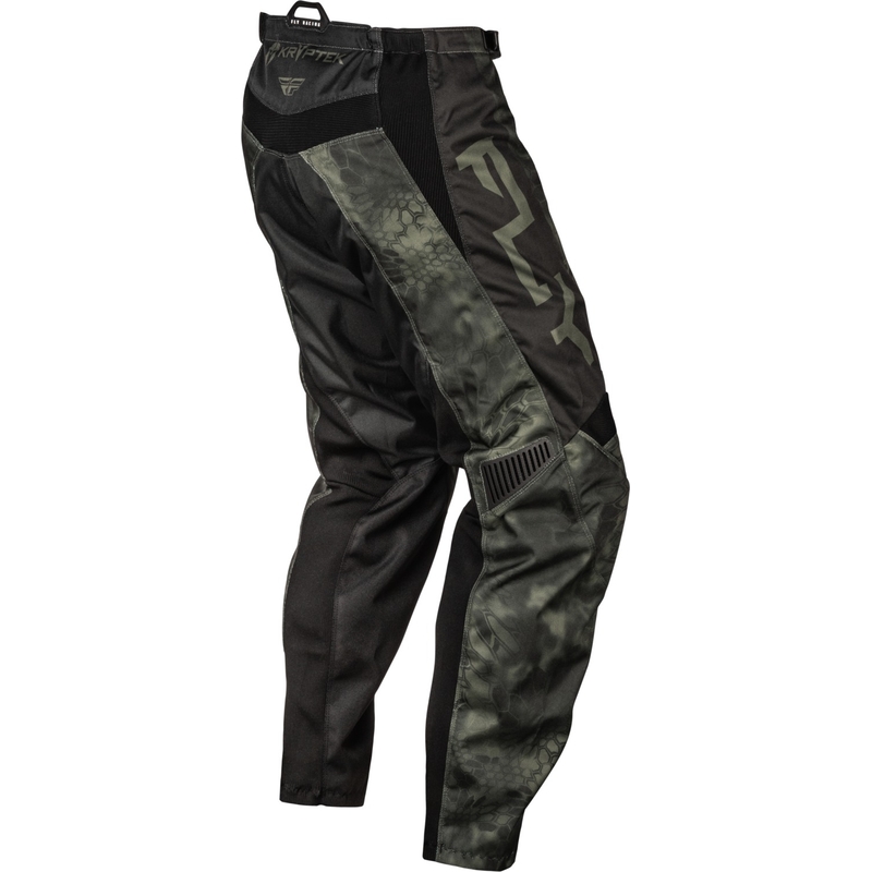 Pantalones motocross FLY Racing F-16 Kryptek 2024 gris-negro