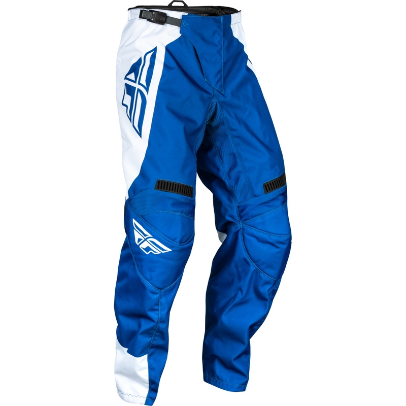 Pantalones de motocross FLY Racing F-16 azul-blanco