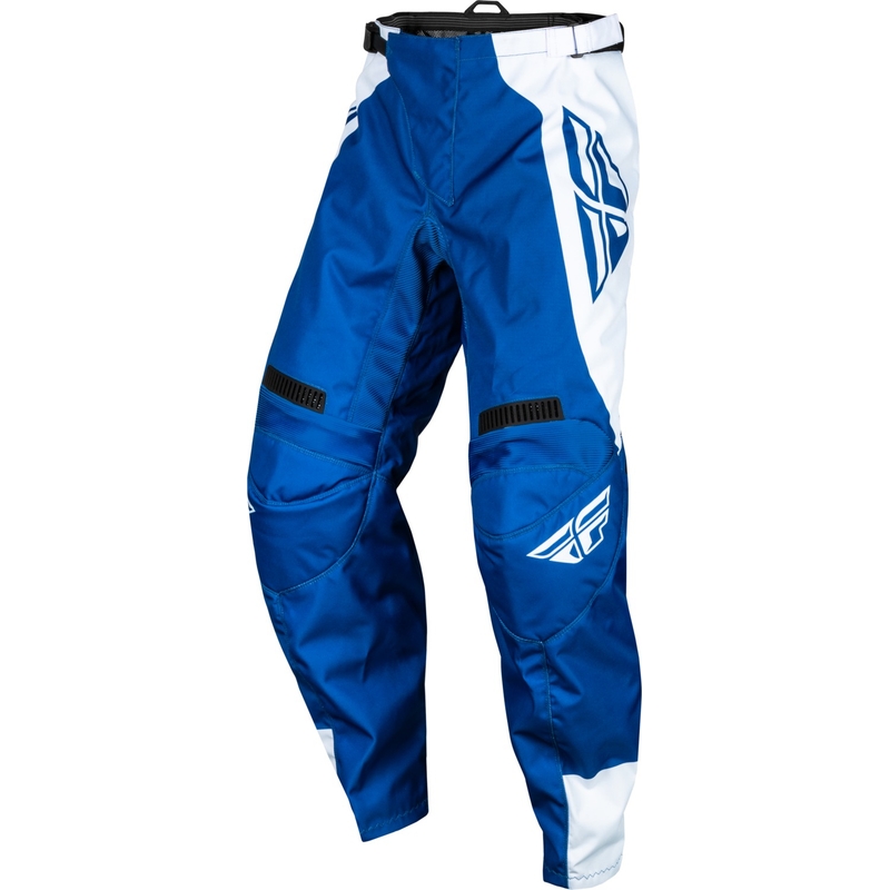 Pantalones de motocross FLY Racing F-16 azul-blanco