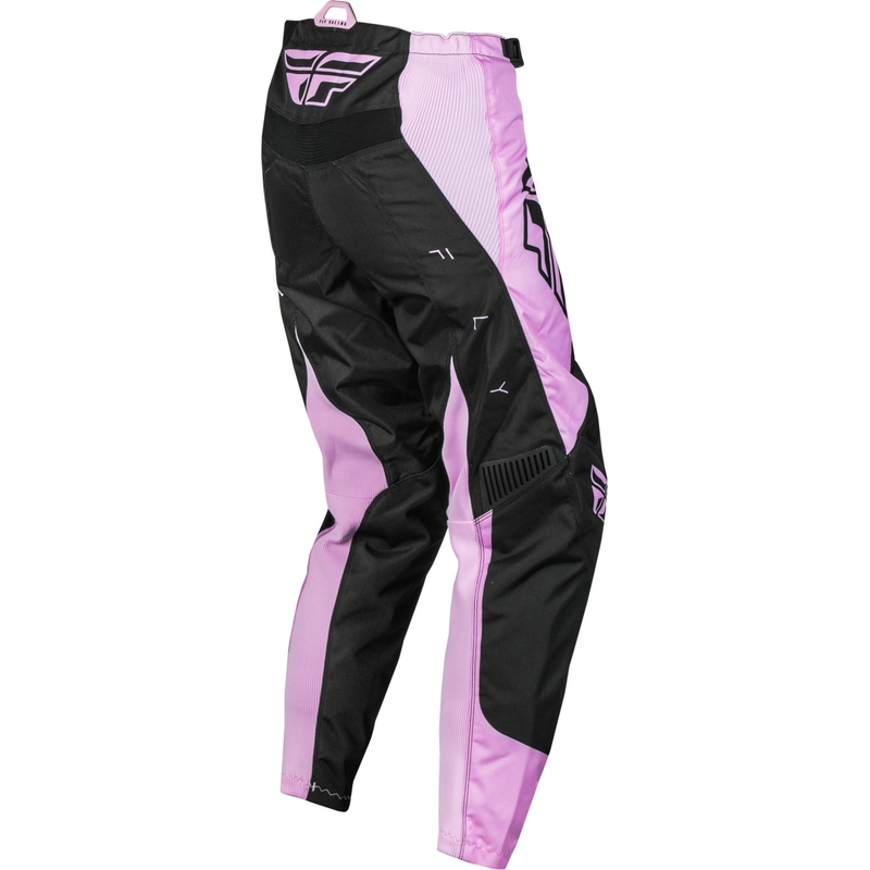 Pantalones motocross mujer FLY Racing F-16 2024 negro-lavanda
