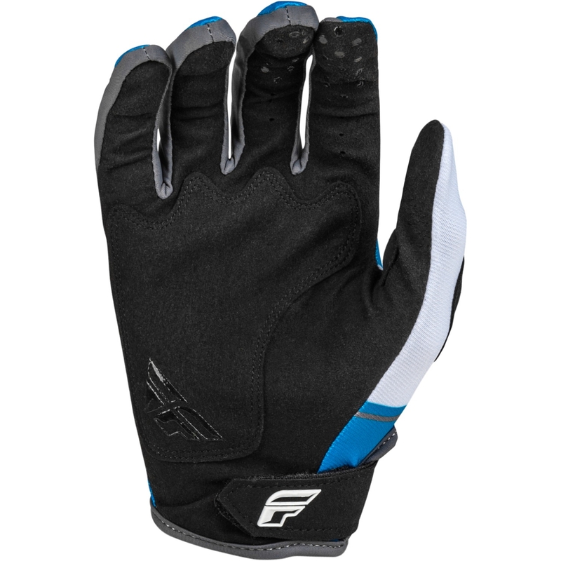 Guantes de motocross FLY Racing Kinetix Prix 2024 azul-gris