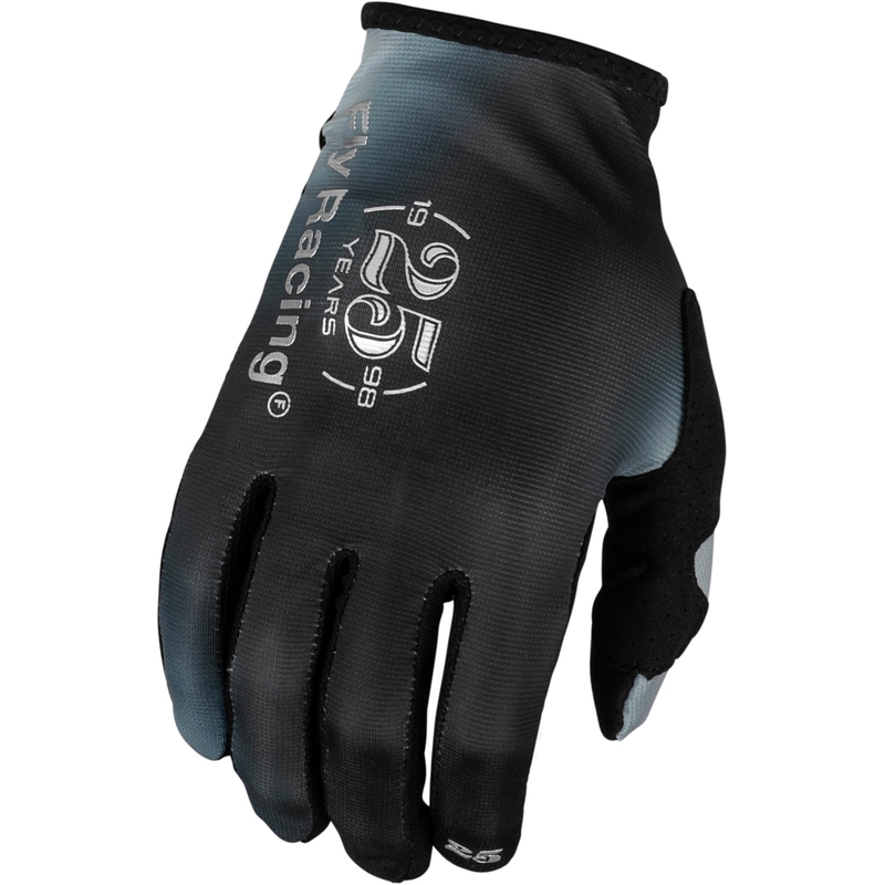 Guantes de motocross FLY Racing Lite 2024 gris oscuro-negro