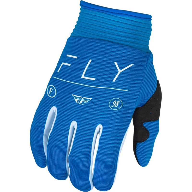 Guantes motocross FLY Racing F-16 2024 azul y blanco