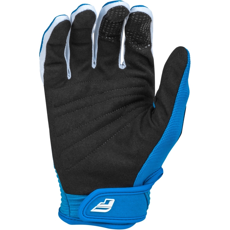 Guantes motocross FLY Racing F-16 2024 azul y blanco