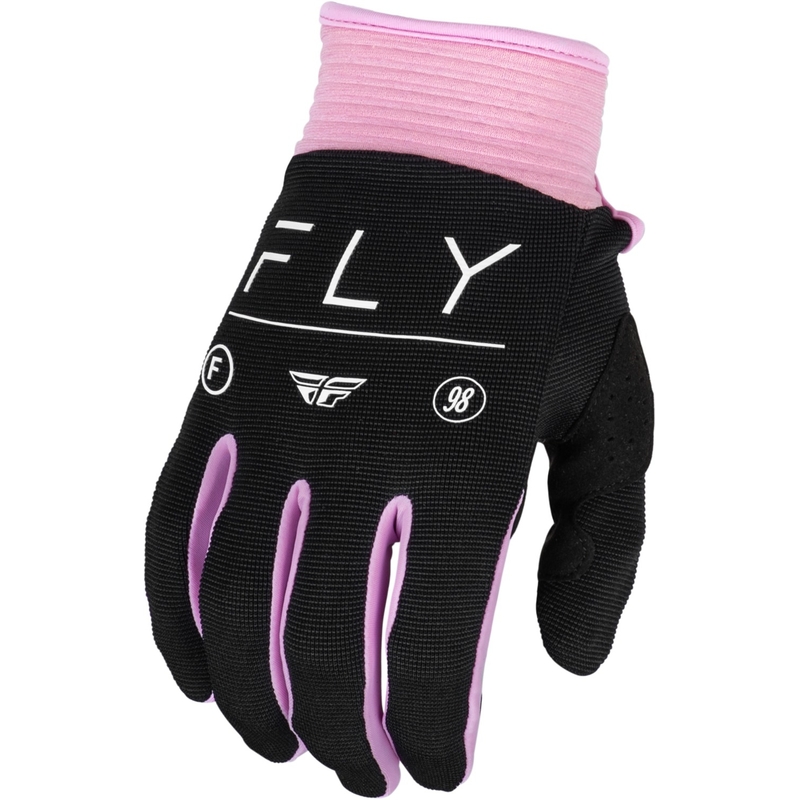 Guantes motocross mujer FLY Racing F-16 2024 negro y rosa