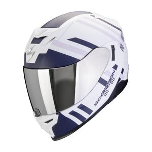 Casco integral de moto Scorpion EXO-520 EVO AIR BANSHEE mate blanco-azul-morado