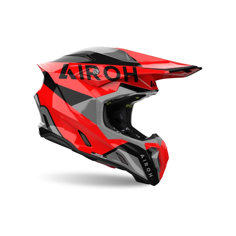 Casco motocross Airoh Twist 3 King rojo brillante