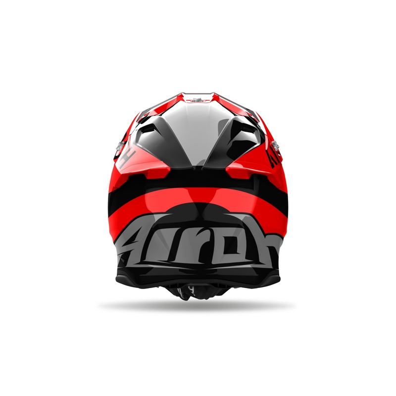Casco motocross Airoh Twist 3 King rojo brillante