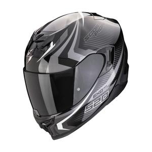 Casco integral de moto Scorpion EXO-520 EVO AIR TERRA negro-plata-blanco