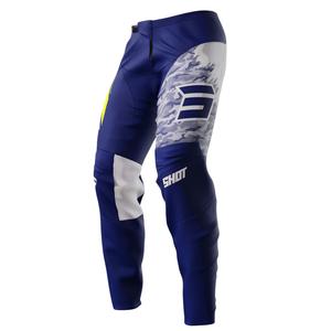 Pantalón Motocross Shot Devo Matrix Azul liquidación