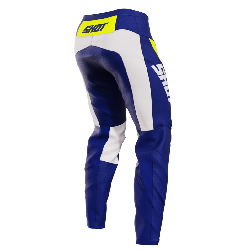 Pantalón Motocross Shot Devo Matrix Azul liquidación