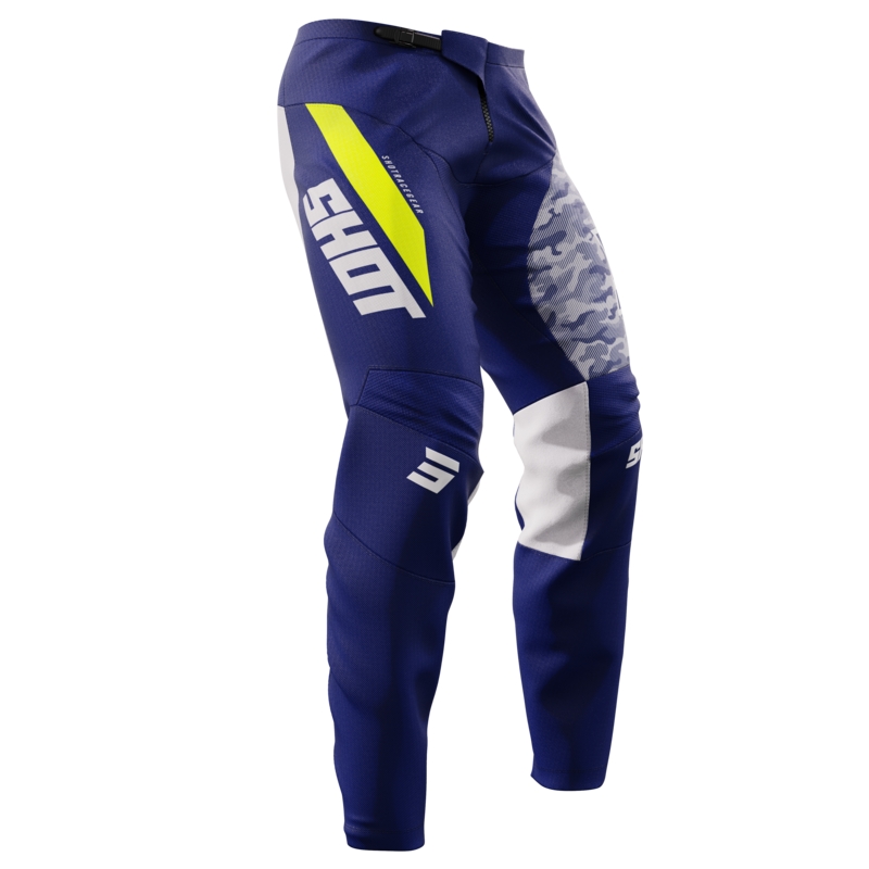 Pantalón Motocross Shot Devo Matrix Azul liquidación