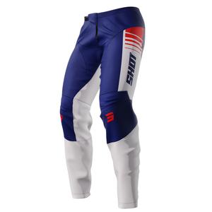 Pantalones Motocross Shot Devo Peak Azul liquidación