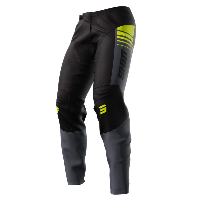 Pantalones motocross Shot Devo Peak amarillo fluo liquidación