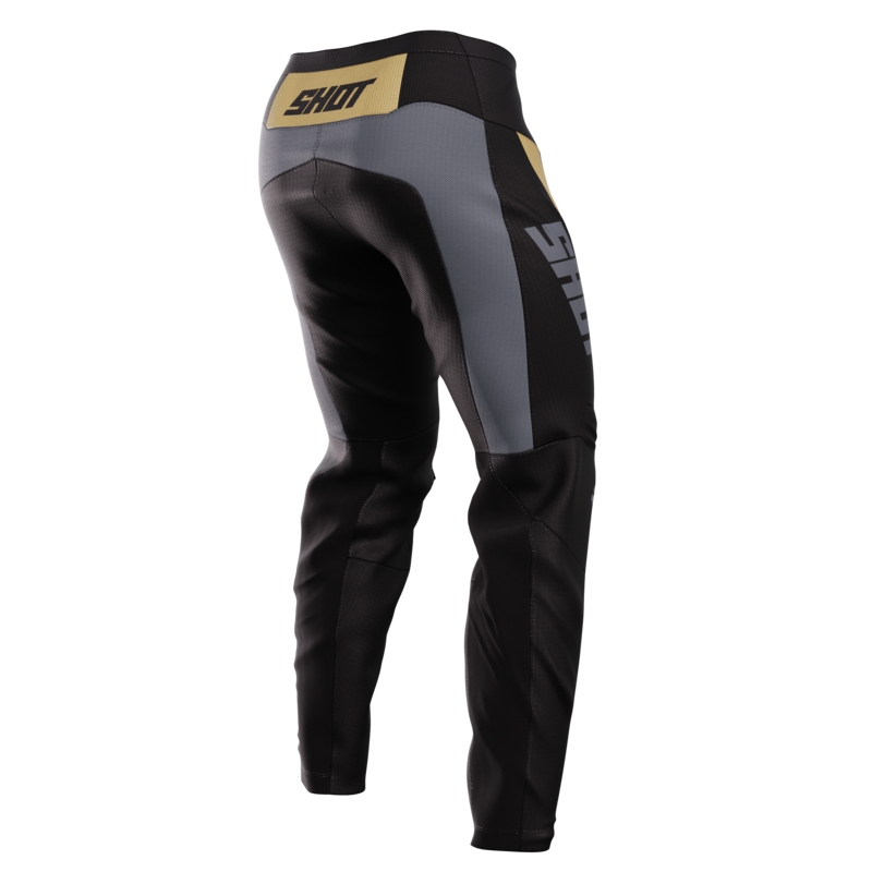 Pantalón Motocross Shot Devo Matrix oro liquidación