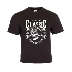 Camiseta RSA American Classic Motorcycles negra