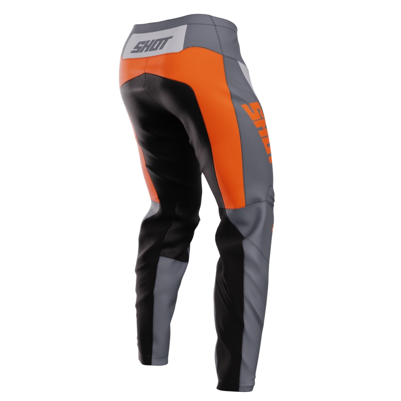 Pantalones Motocross Shot Devo Star naranja liquidación