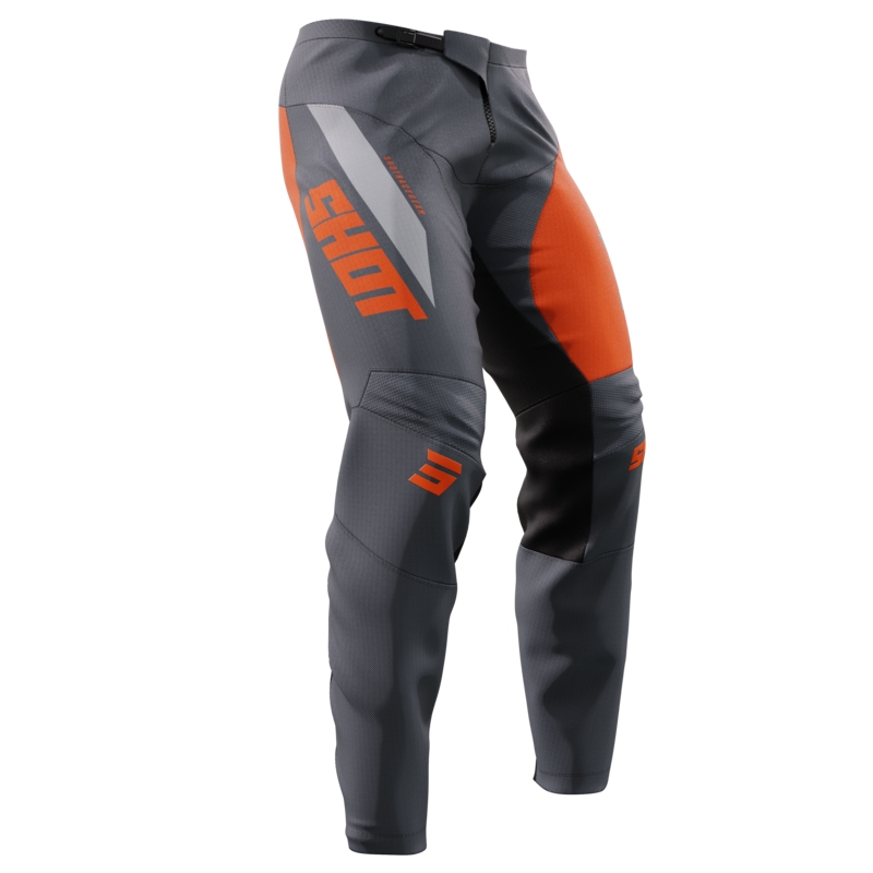 Pantalones Motocross Shot Devo Star naranja liquidación