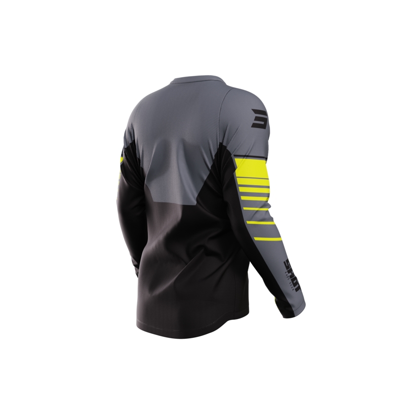 Maillot motocross Shot Devo Peak amarillo fluo liquidación