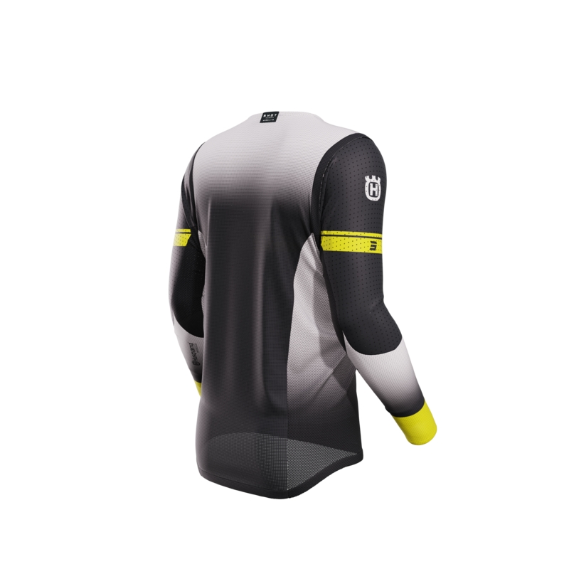 Shot Aerolite Husqvarna LE camiseta de motocross negro venta liquidación