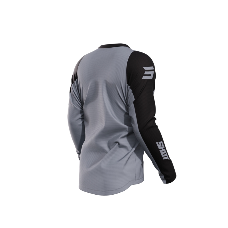 Maillot motocross Shot Devo Star gris liquidación